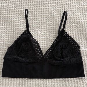 Elegant Black Lace Bralette